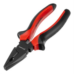 Плоскогубцы комбинированные Black Nickel, 160 мм, двухкомпонентные рукоятки Matrix 15877