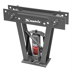 Трубогиб гидравлический, 1/2-2", 12 т, в комплекте с башмаками Matrix 15964