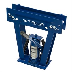 Трубогиб гидравлический, 8 т, в комплекте с башмаками 1/2-1, пластиковый кейс, Stels 15965