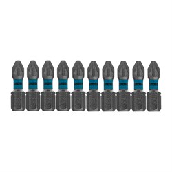 Бита торсионная PZ2 x 25 мм, для ударных шуруповертов, 10 шт. Gross 16012