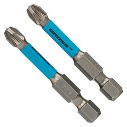 Бита торсионная PZ3 x 50 мм, для ударных шуруповертов, 2 шт. Gross 16017