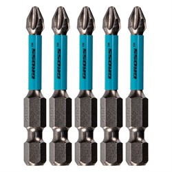 Бита торсионная PH2 x 50 мм, для ударных шуруповертов, 5 шт. Gross 16018