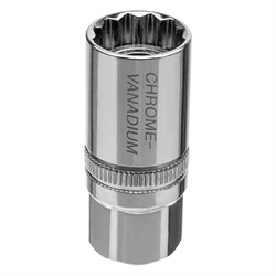 Головка торцевая свечная, магнитная, двенадцатигранная, 21 мм, под квадрат 1/2 Gross 16063