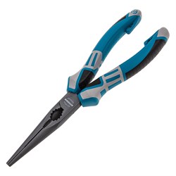 Длинногубцы прямые 205 мм, трехкомпонентные рукоятки Gross 16076