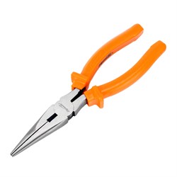 Длинногубцы прямые Classic, 200 мм, шлифованные, пластмассовые рукоятки Sparta 16078