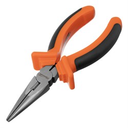 Длинногубцы прямые Comfort, 160 мм ,шлифованные, двухкомпонентные рукоятки Sparta 16079