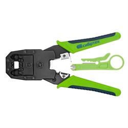 Клещи для обжима телефонных и компьютерных клемм 4P, 6P, 8P, функция обрезания проводов Сибртех 16103