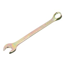 Ключ комбинированный, 19 мм, желтый цинк Сибртех 16151