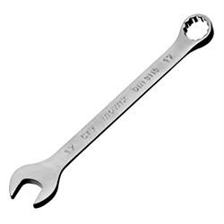 Ключ комбинированный, 17 мм, CrV, матовый хром Matrix 16161