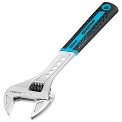 Ключ разводной, 250 мм, CrV, двухкомпонентная ручка Gross 16211