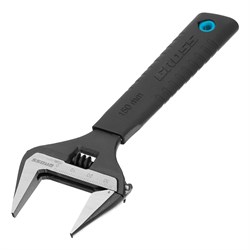 Ключ разводной, 150 мм, CrV, тонкие губки, защитные насадки Gross 16222