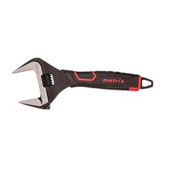 Ключ разводной, тонкие губки, фосфатированный, двухкомпонентная рукоятка, 250 мм, PRO Matrix 16225