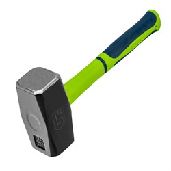 Кувалда, 2000 г, фибергласовая обрезиненная рукоятка Сибртех 16249