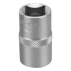 Головка торцевая, 16 мм, шестигранная, CrV, под квадрат 1/2 Stels 14712