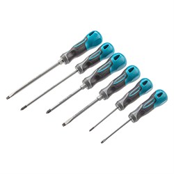 Набор отверток 6 шт, S2, трехкомпонентная рукоятка Gross 16307