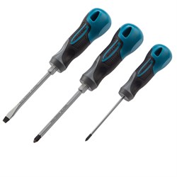Набор отверток комбинированный 3 шт, S2, трехкомпонентная рукоятка Gross 16311