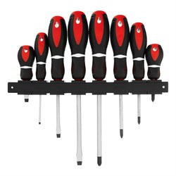 Набор отверток "Era", 8 шт, CrV, трехкомпонентная рукоятка Matrix 16320