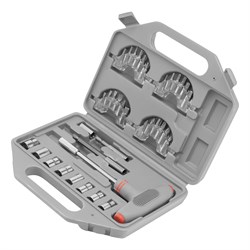 Отвертка с Т-образной эргономичной ручкой и набором насадок, 36 шт, CrV, пластиковый бокс Matrix 16369