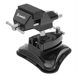 Тиски настольные, резиновая вакуумная присоска, шарнирный механизм, ширина рабочих губок 70 мм Matrix 16397