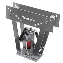 Трубогиб гидравлический, 1/2-3", 15 т, в комплекте с башмаками Matrix 16407