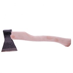 Топор кованый, в сборе, 680/900 г, деревянное топорище, 400 мм, Б, 16417