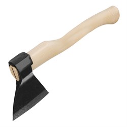 Топор кованый, в сборе, 840/1070 г, деревянное топорище, 400 мм, Б, 16418