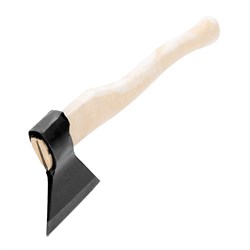 Топор кованый, в сборе, 1100/1500 г, деревянное топорище, 500 мм, Б, 16419