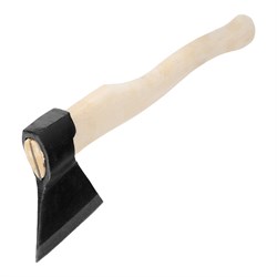 Топор кованый, в сборе, 1240/1650 г, деревянное топорище, 500 мм, Б, 16420