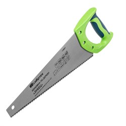 Ножовка по дереву "Зубец", 350 мм, 7-8 TPI, каленый зуб 2D, двухкомпонентная рукоятка Сибртех 16490
