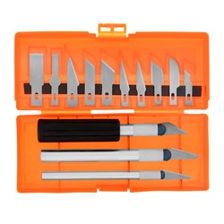 Набор резцов по дереву, пластмассовые рукоятки, 13 шт, Sparta 16507