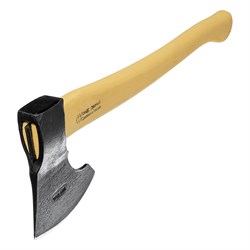 Топор кованый, в сборе, 1200/1550г, деревянное топорище, 500 мм, таежный "Тигр" 16610