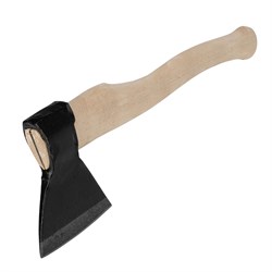 Топор кованный, в сборе, 1340/1700 г, деревянное топорище, 500 мм, А2 16616