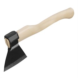 Топор кованый, в сборе, 680/980 г, деревянное топорище, 400 мм, А 16629