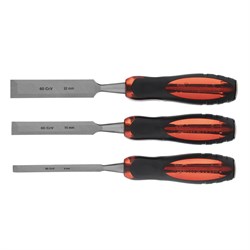 Набор долот-стамесок плоских "Тигровый глаз", 3 шт, 8-16-22 мм Matrix 16664