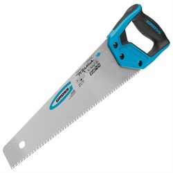 Ножовка по дереву "Piranha", 400 мм, 7-8 TPI, зуб-3D, каленый зуб, двухкомпонентная рукоятка Gross 16695