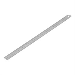Линейка измерительная, 300 мм, металлическая 16777