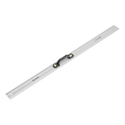 Линейка-уровень, 1000 мм, металлическая, пластмассовая ручка 2 глазка Matrix 16780