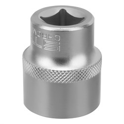 Головка торцевая, 24 мм, двенадцатигранная, CrV, под квадрат 1/2, хромированная Stels 14763