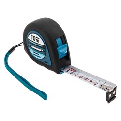 Рулетка "Ergonomisch",10 м x 25 мм,магнитный обрезиненный зацеп Gross 16799