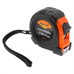 Рулетка Elastica,3 м х 16 мм,обрезиненный корпус Sparta 16831