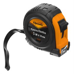 Рулетка Elastica,5 м х 18 мм,обрезиненный корпус Sparta 16832