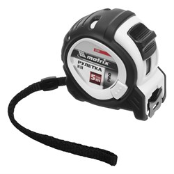 Рулетка Neon,5 м x 25 мм,обрезиненный корпус,3 фиксации,Pro Matrix 16862