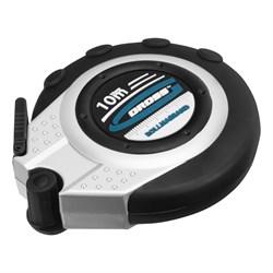 Рулетка геодезическая 10 м х 13 мм, закрытый корпус, металлическая лента, нейлон Gross 16867