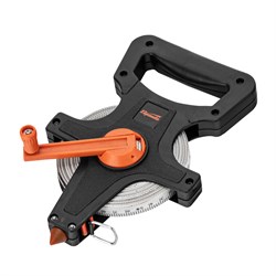 Рулетка геодезическая, 30 м х 12,5 мм, лента ПВХ, открытый корпус Sparta 16875