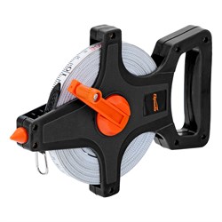 Рулетка геодезическая, 50 м х 12,5 мм, лента ПВХ, открытый корпус Sparta 16876