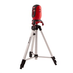 Лазерный уровень ML01T, дальность 10 м, точность ± 0,5 мм, / 1 м, длина волны 650 нм, проекция 1 вертикальная 1 горизонтальная плоскость, резьба под штатив 5/8", штатив в комплекте Matrix 17026