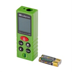 Лазерный дальномер PM-60,60 м,с пузырьковым уровнем Сибртех 17040