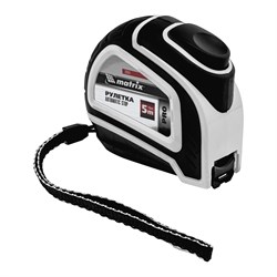 Рулетка Autostop,5 м х 19 мм,двухкомпонентный корпус,автоматическая фиксация,Pro Matrix 17061