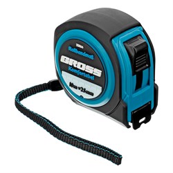 Рулетка Komfortabel 10 м х 25 мм,обрезиненный корпус Gross 17067