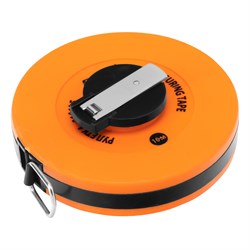 Рулетка геодезическая, 10 м х 12,5 мм, лента ПВХ, закрытый круглый корпус Sparta 17077